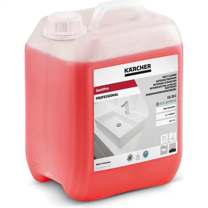 Средство для поддерживающей чистки KARCHER SANITPRO CA 20 C , 5л 6.295-680 Средство для поддерживающей чистки KARCHER SANITPRO CA 20 C , 5л 6.295-680